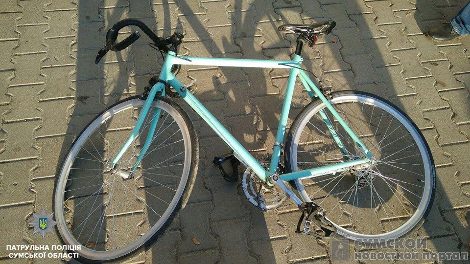 Чисто велосипедная авария на Сумщине, пострадавший в реанимации дтп-велосипед