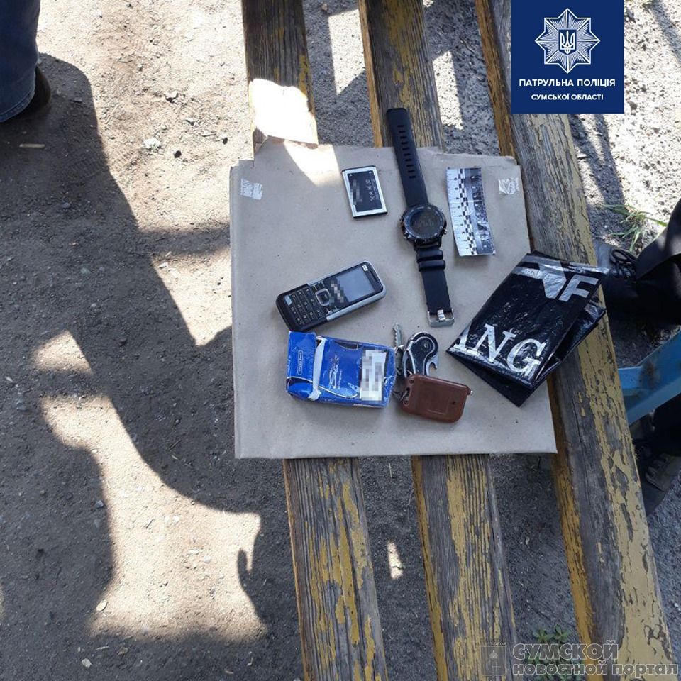 Сумские патрульные раскрыли кражу по Telegram-каналу ограбление-белопольский-шлях