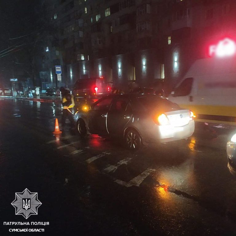 У Сумах найнебезпечнішою локацією у місті стають пішохідні переходи, за один день одразу троє постраждалих sumy-novosti-dtp-metallurgov-noch'