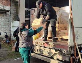 Фонд “Global Empowerment Mission Ukraine” доставив на Сумщину 1440 продуктових наборів для сімей військовослужбовців sumy-novosti-gum-trostjanec-GEM